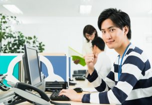ゲームプログラマーの男性